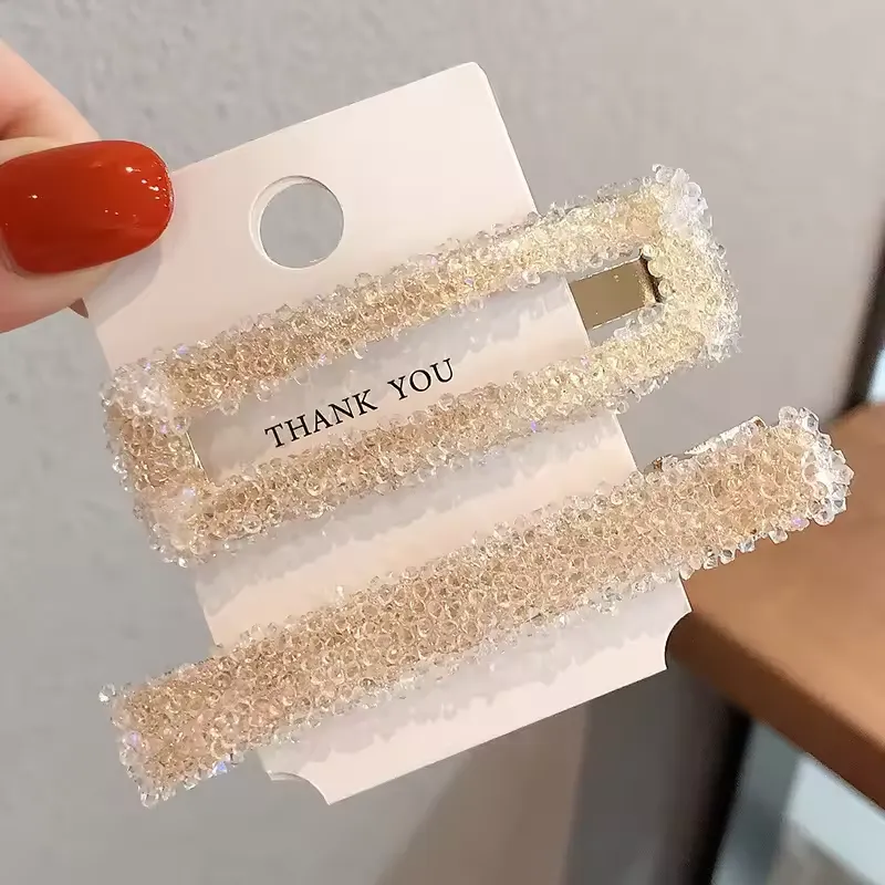 Luxury Rhinestone Hair Clip Set