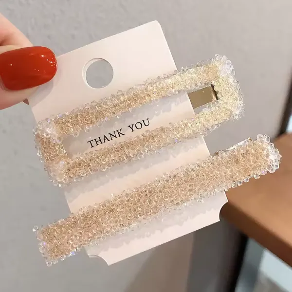 Luxury Rhinestone Hair Clip Set