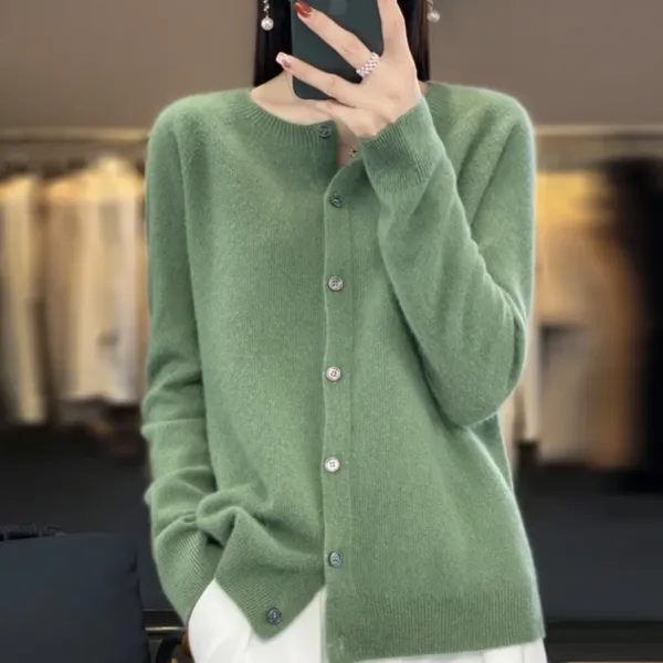 Lightweight Wool Cardigan