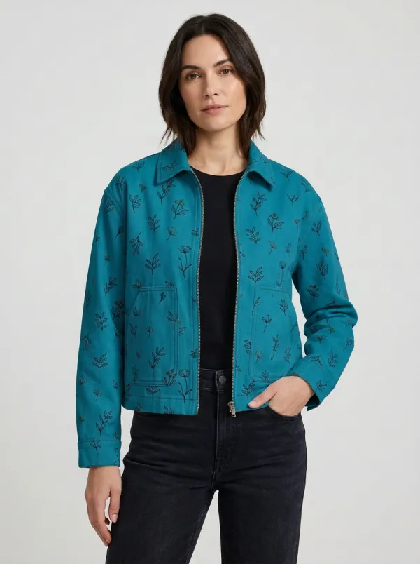 Women's Camden Botanical Floral Pattern Jacket