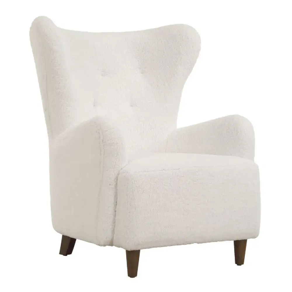 Sheepskin Wingback Lounge Chair