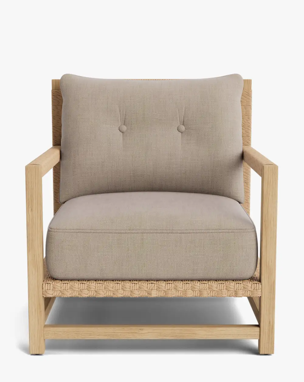 Organic Teak Outdoor Lounge Chair