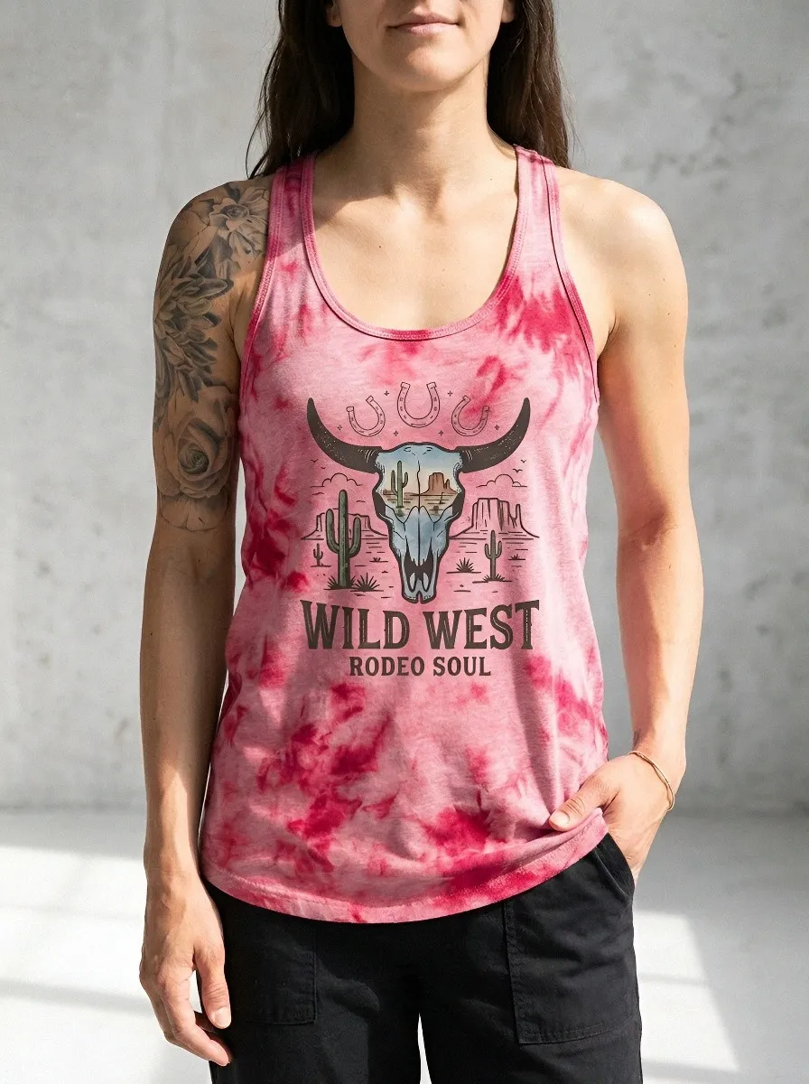Wild West Rodeo Tank Top Modern