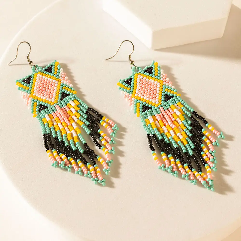 Western Beaded Earrings