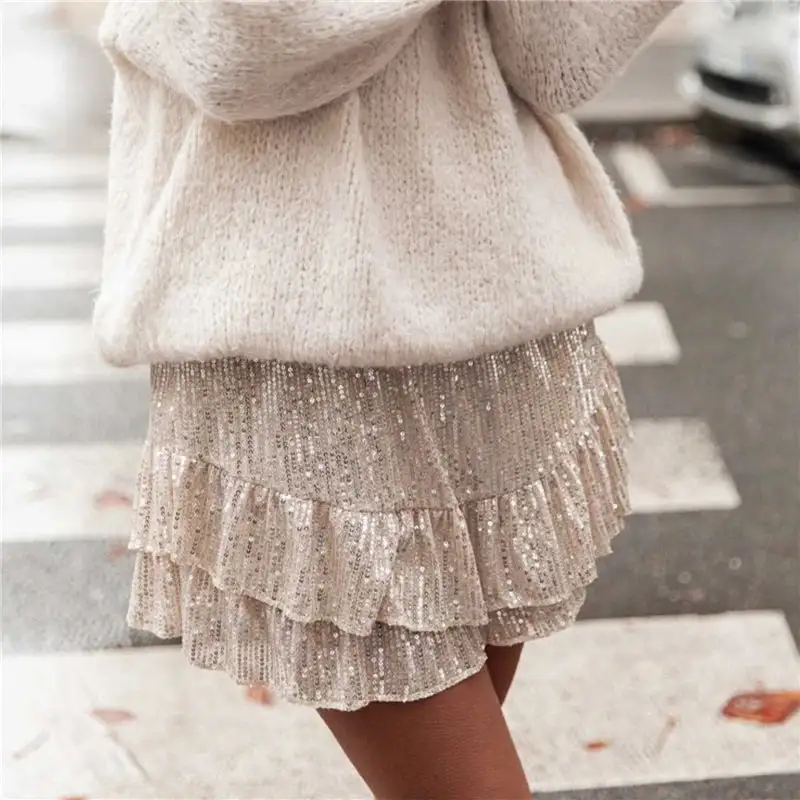 Refined Ruffled Shorts