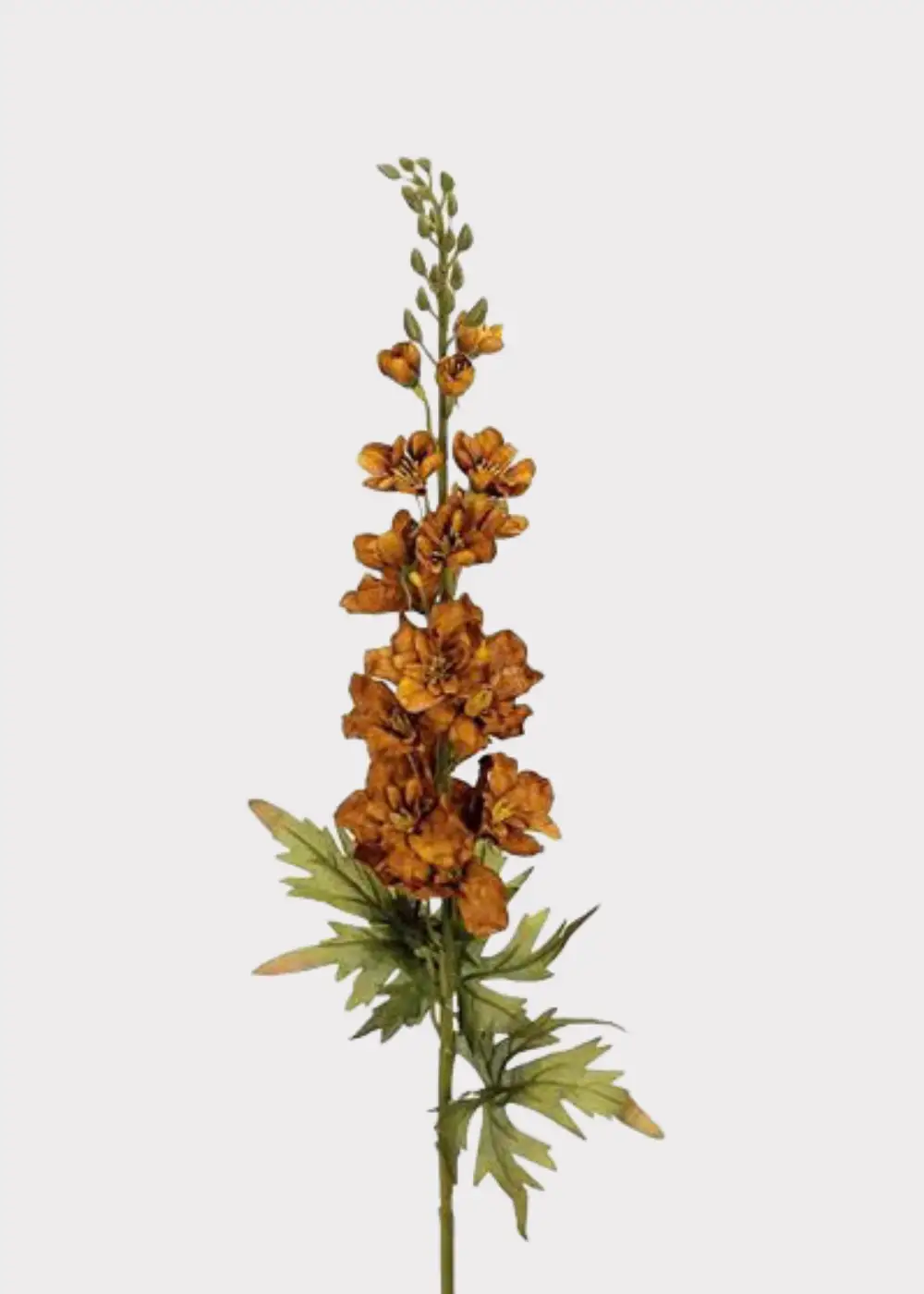 Artificial Earthy Delphinium Wildflower Branch