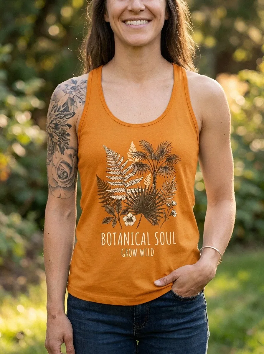 Botanical Soul Nature Tank Top Relaxed