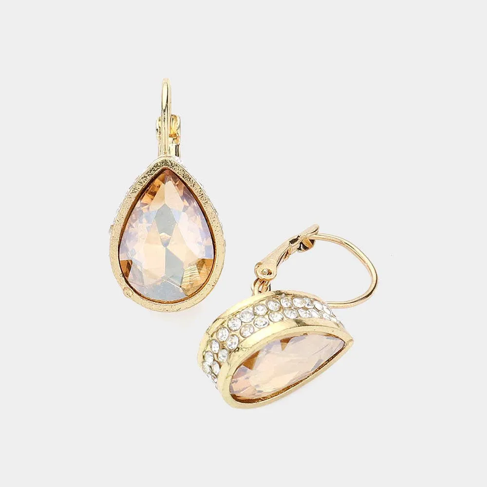 Modern Floral Accent Earrings