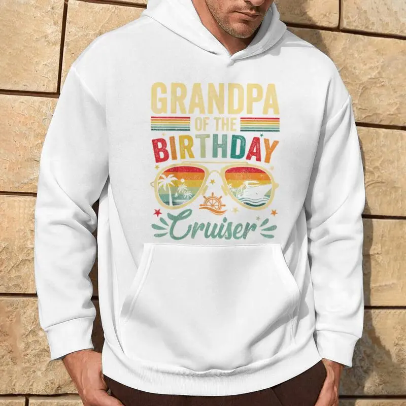 Grandpa Of The Birthday Cruiser Sunglasses Cruise Vintage Hoodie