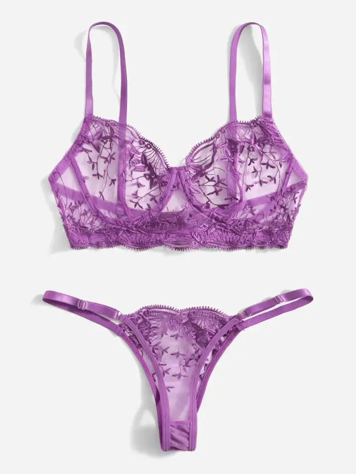 Modern Lace Lingerie Set
