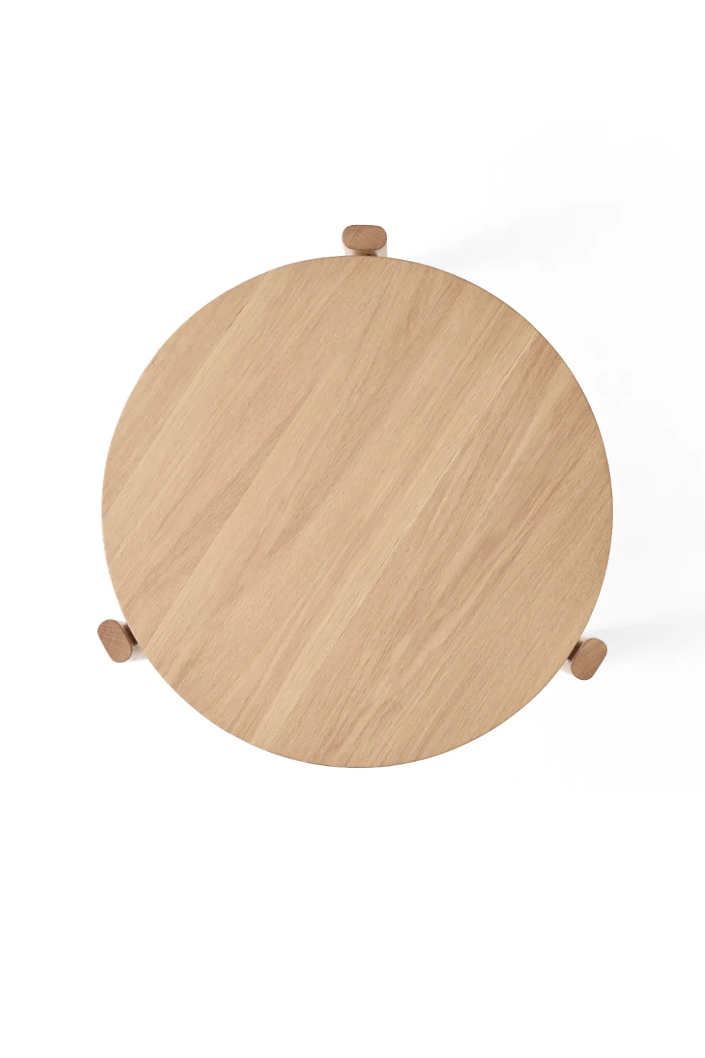 Round Wooden Lounge Table