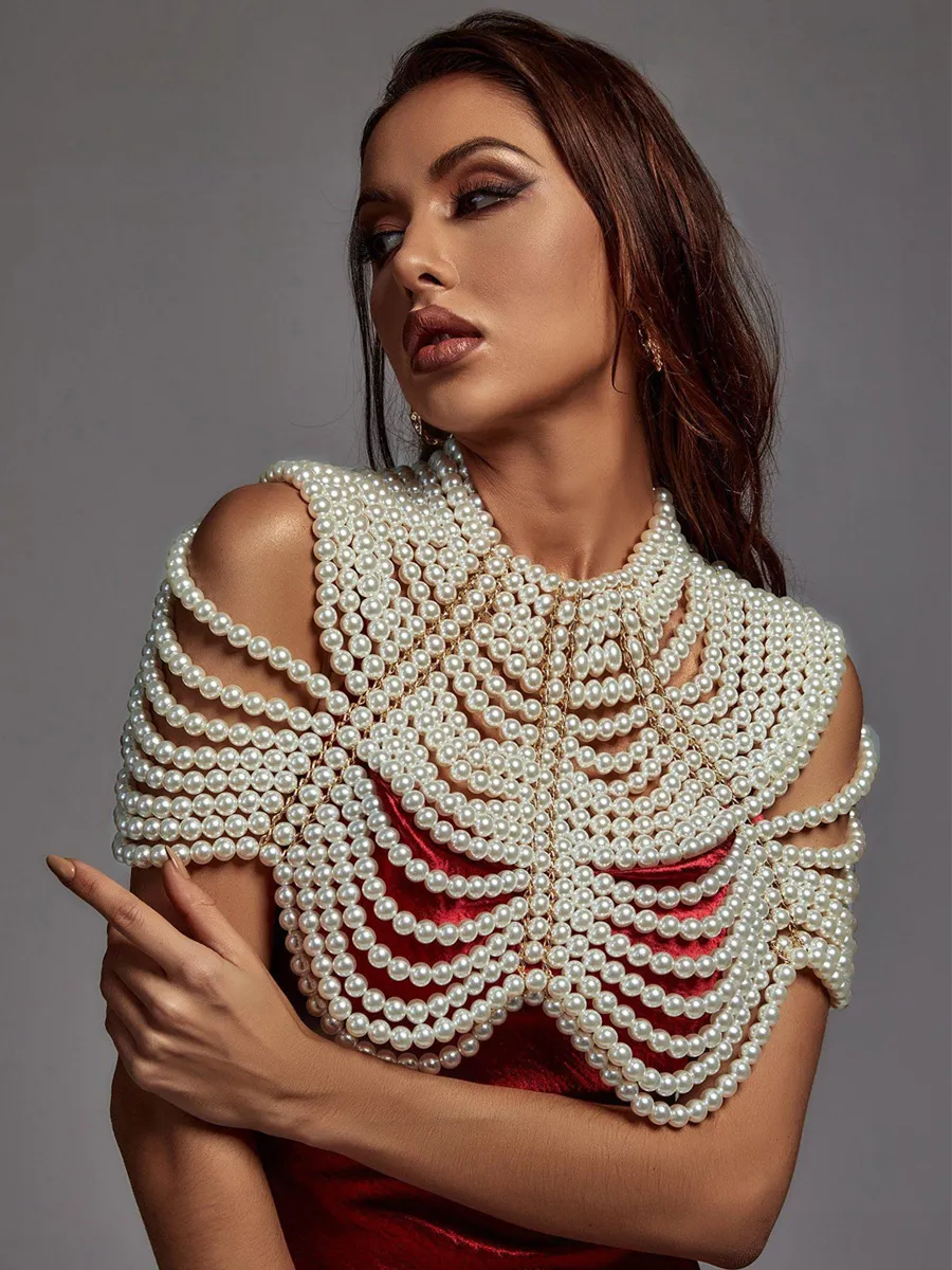 Katherine Pearl Shawl Top
