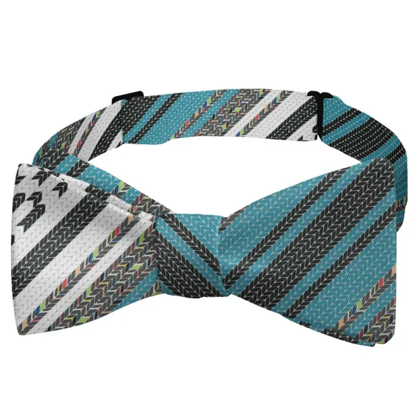 Serape Stripe Motif Bow Tie