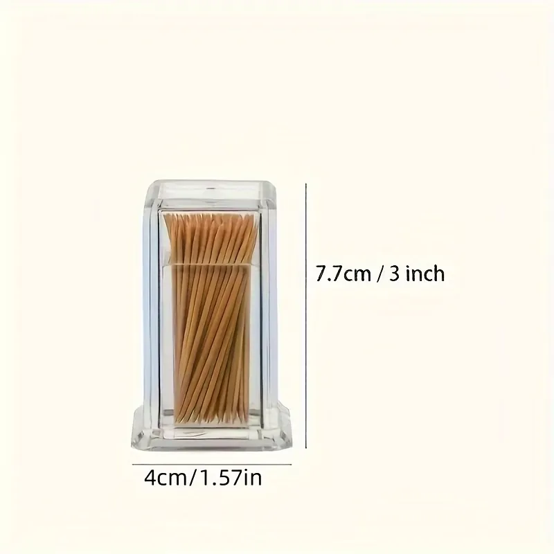 Clear Acrylic Toothpick Holder