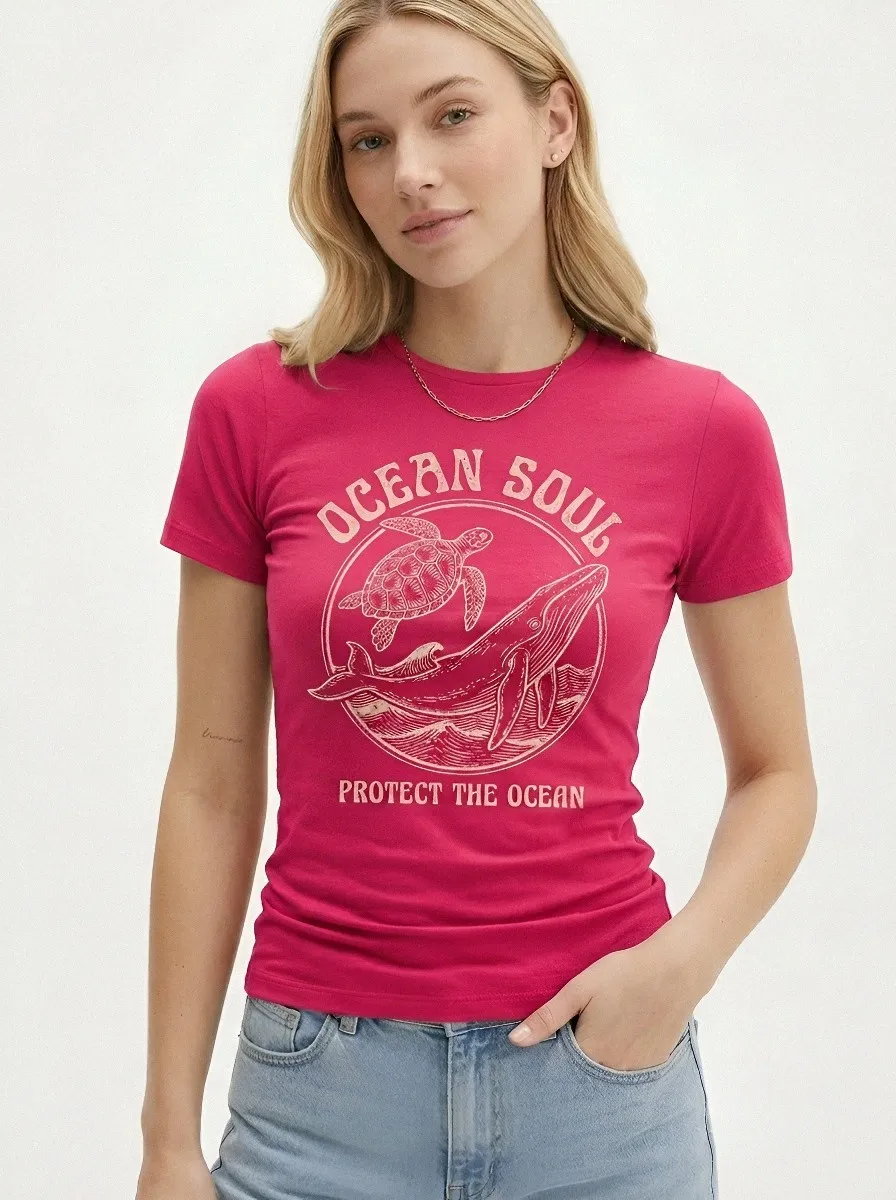 Ocean Lover Sea T-Shirt Casual