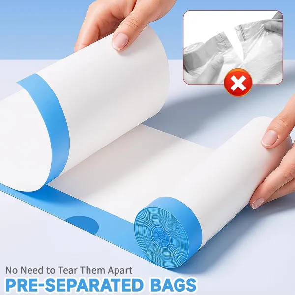 Sturdy Drawstring Trash Bags with Superior Load-Bearing