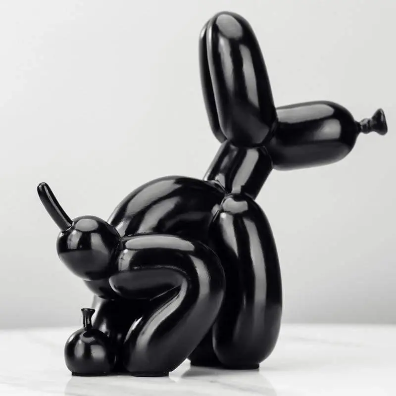 Colorful Dog Accent Sculpture