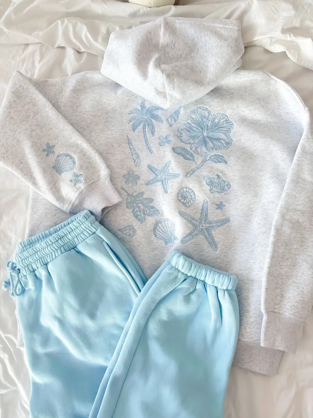 Tropical Embroider Hoodie