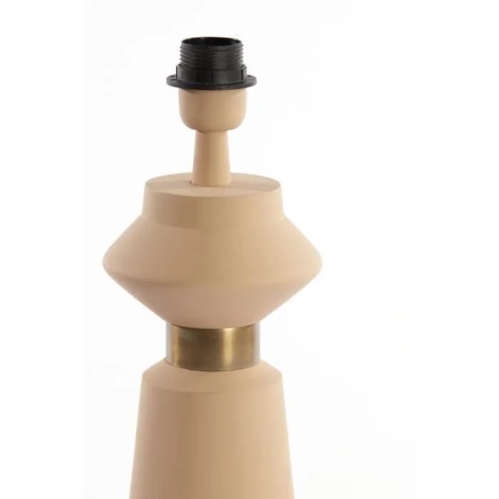 Brown Ceramic Tall Lamp Base