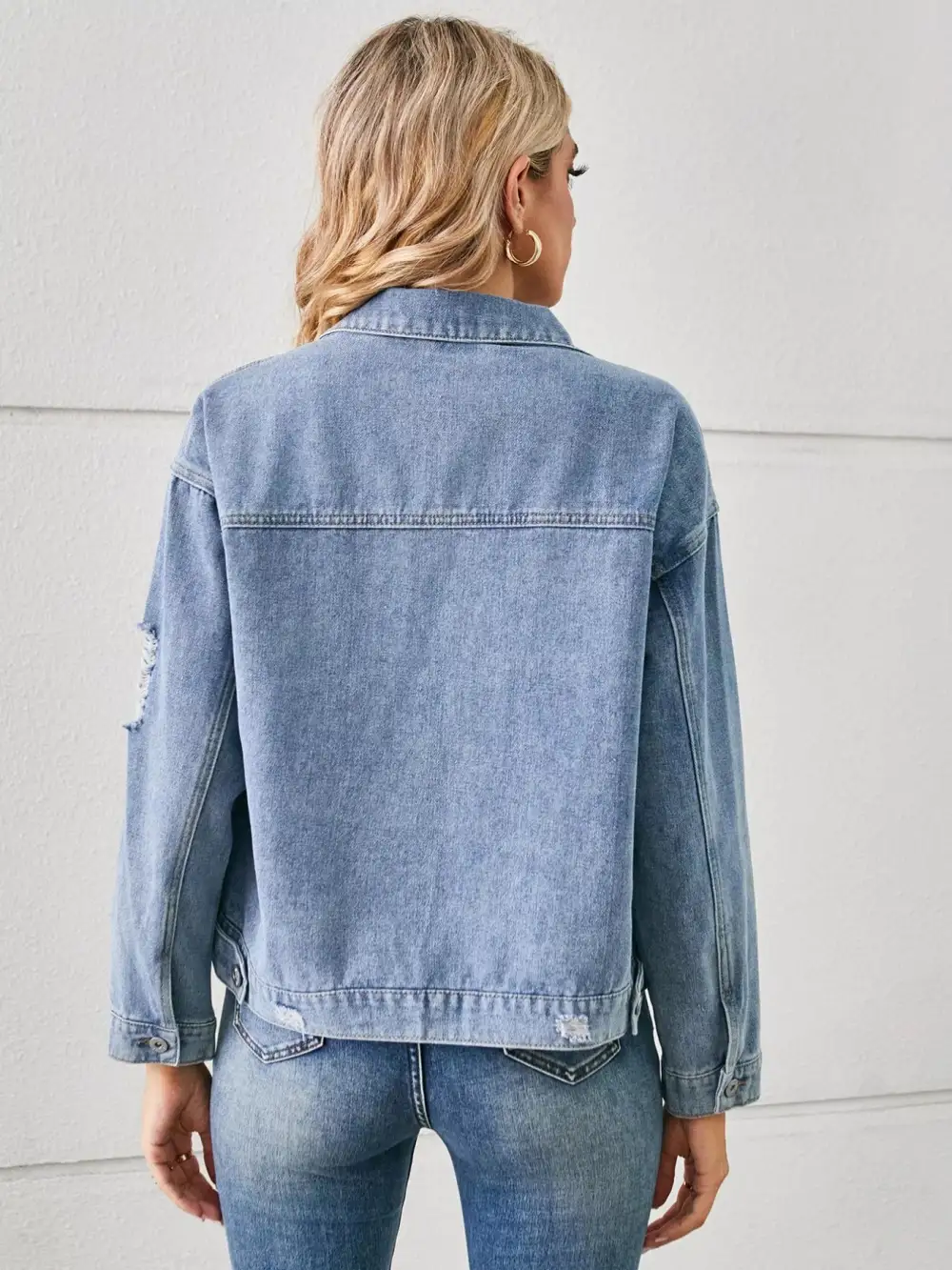 Snake Print Button Up Jacket