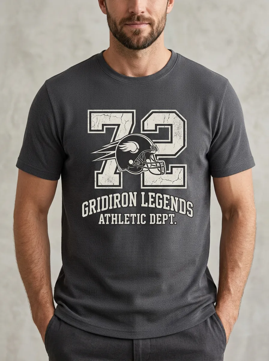 Men's Vintage Gridiron Helmet T-Shirt
