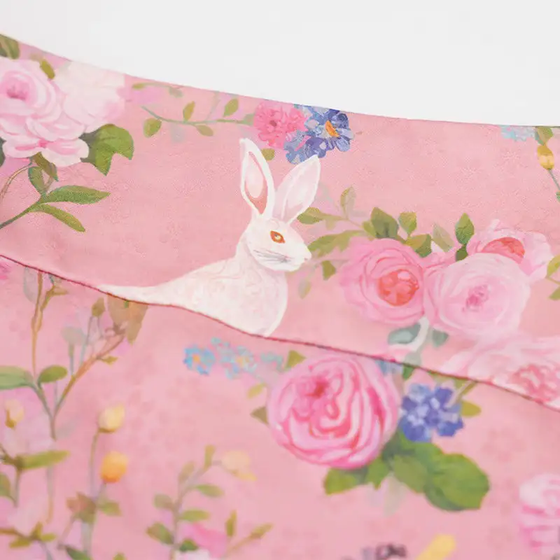 Soft Picnic High Waist Skirt