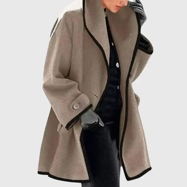 Button Front Pocketed Jacket