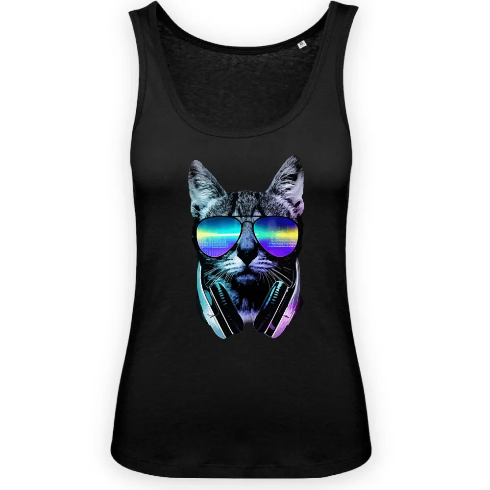 Casual Cat Graphic Tank