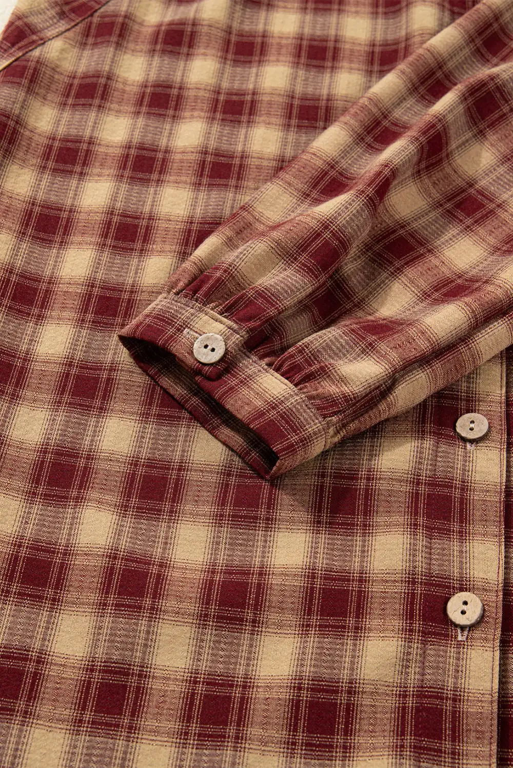 Gathered Detail Plaid Patchwork Ruffle Mini Dress