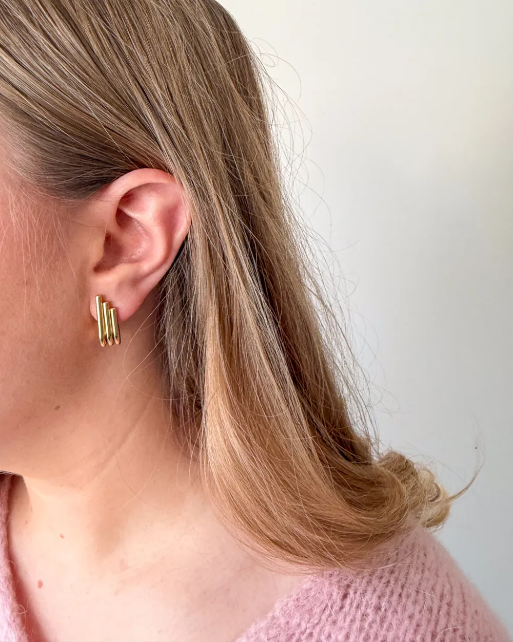 Radiant Linear Arc Earrings