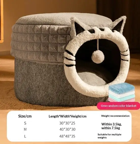Enclosed Hideaway Cat Bed