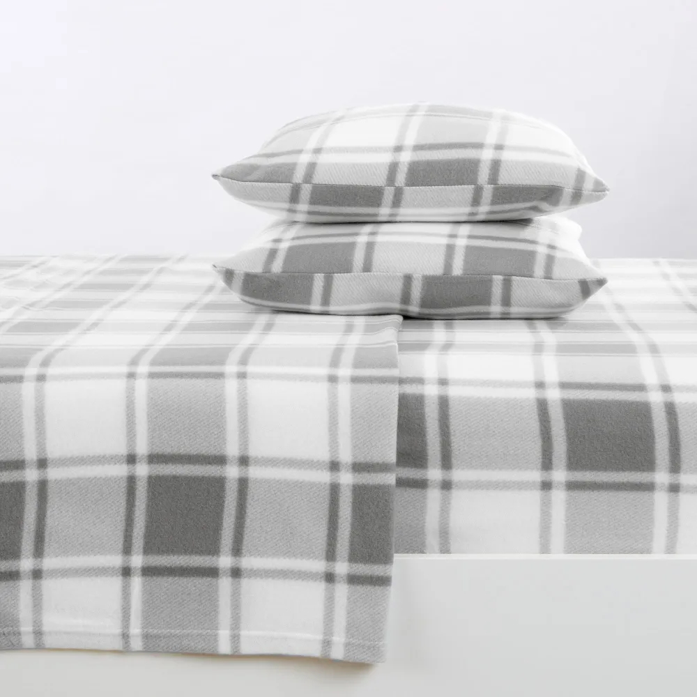 Plaid Sheet Bedding Set