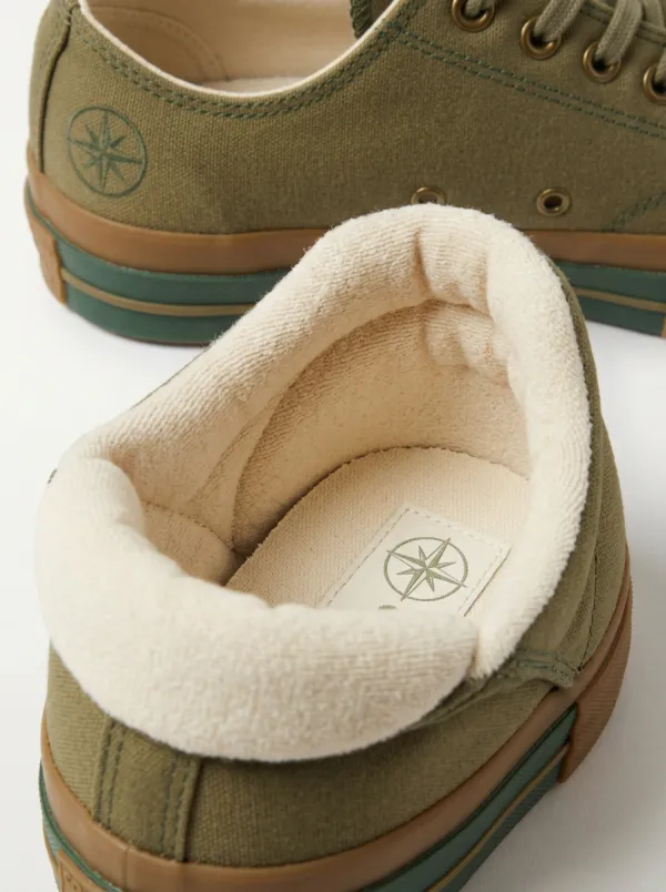 Modern Compass Women's Low-Top Canvas Shoes