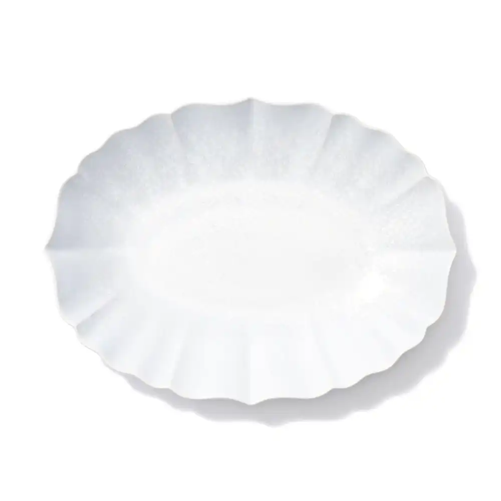 Crystal Glaze Oval Plate for Everyday Dining