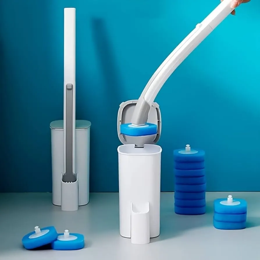 Modern Toilet Cleaning Brush Set