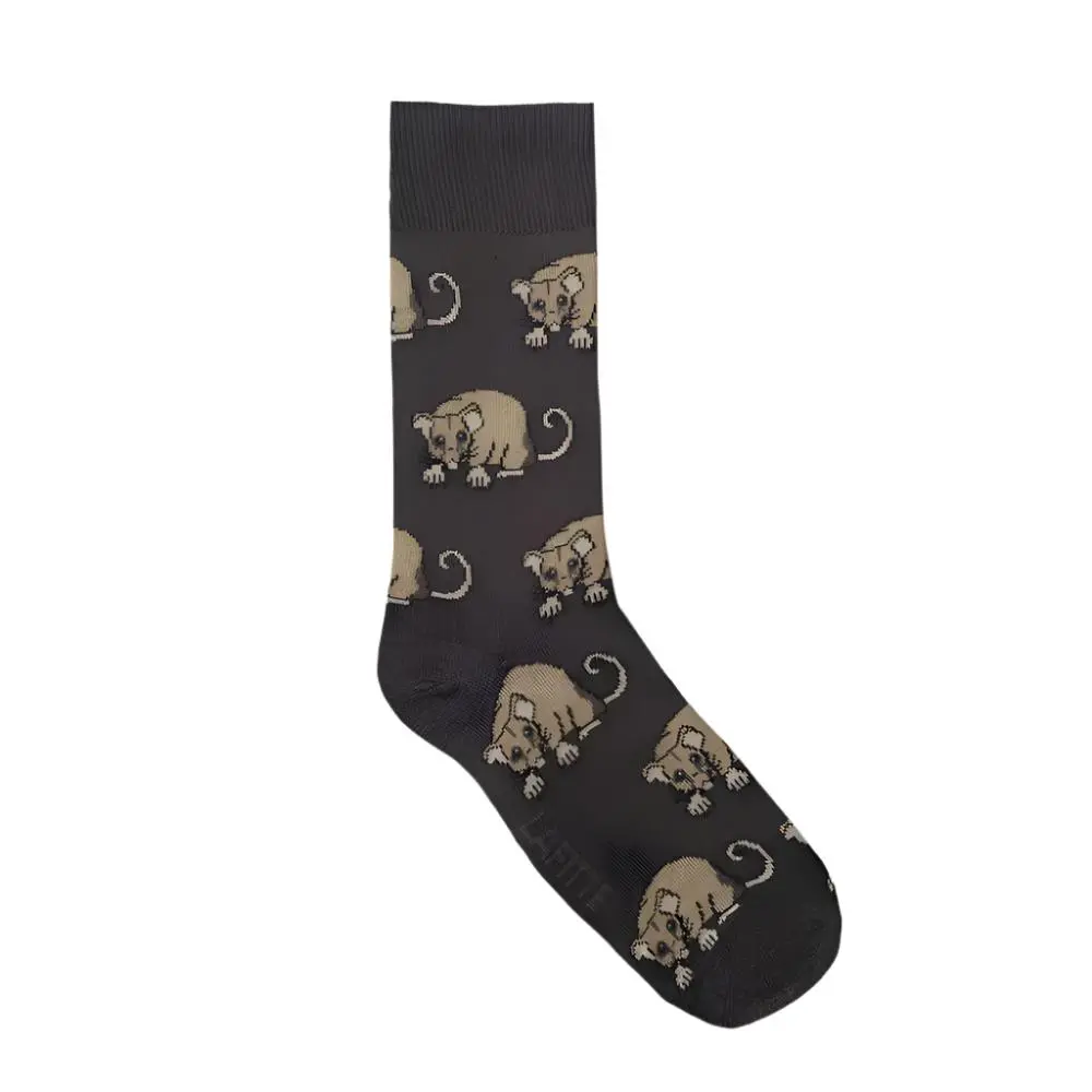 Cozy Animal-Motif Bamboo Crew Socks