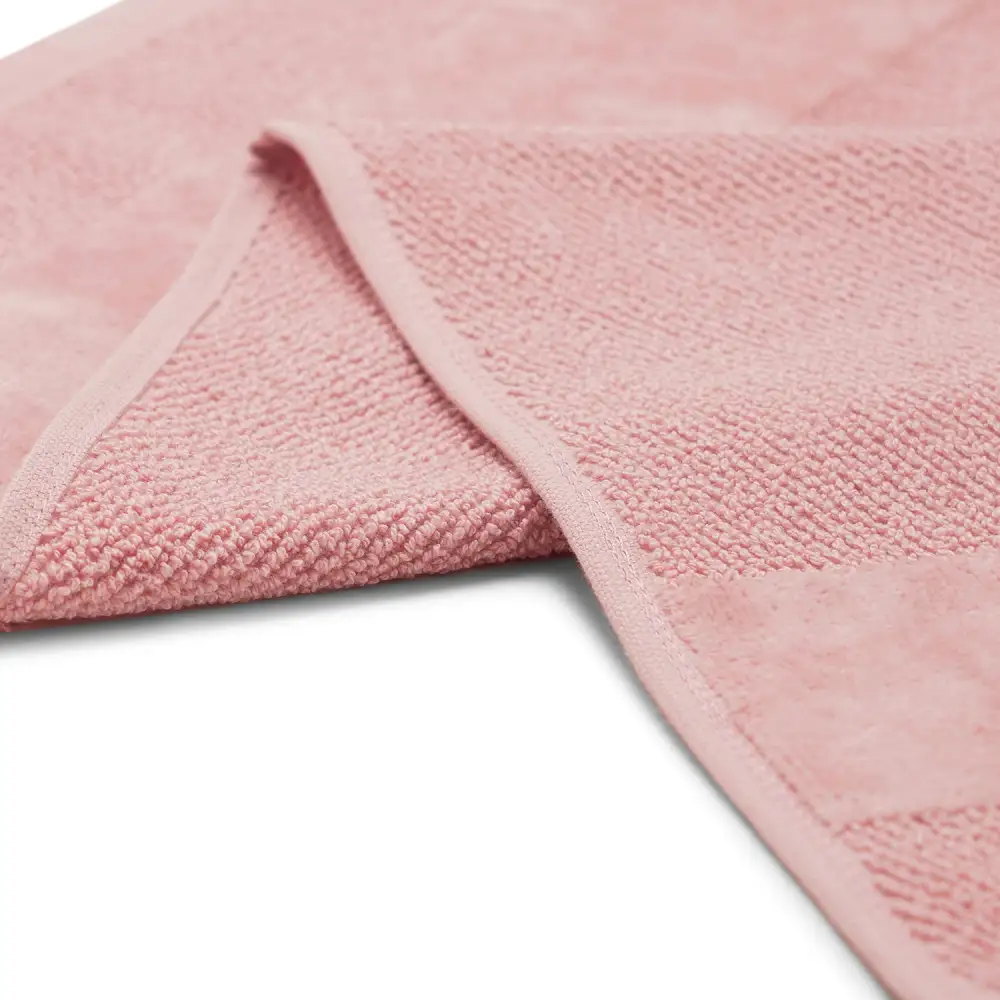Soft Pink Cotton Hand Towel Set