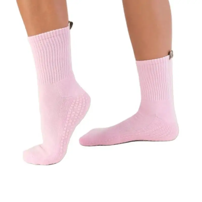 Weekend Striped Crew Grip Socks