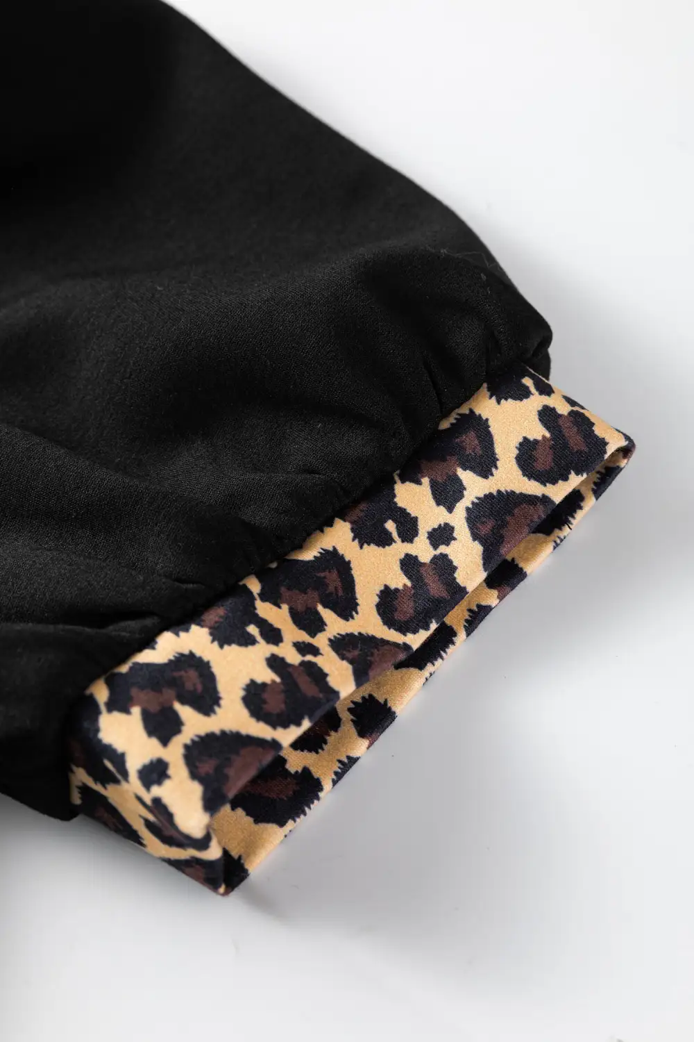 Finish Animal Print Patchwork Zip Front Mini Dress