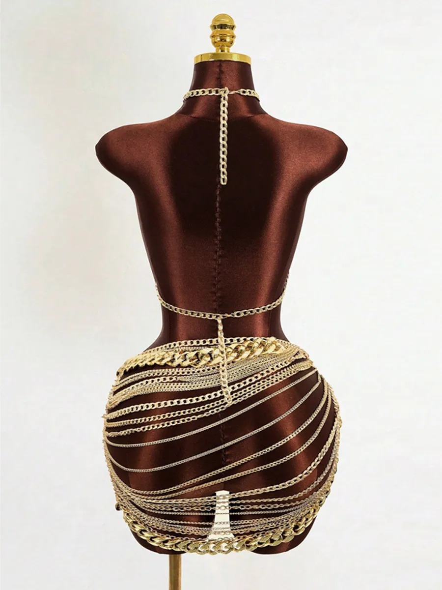 Ingrid Metal Chain Two Piece Set
