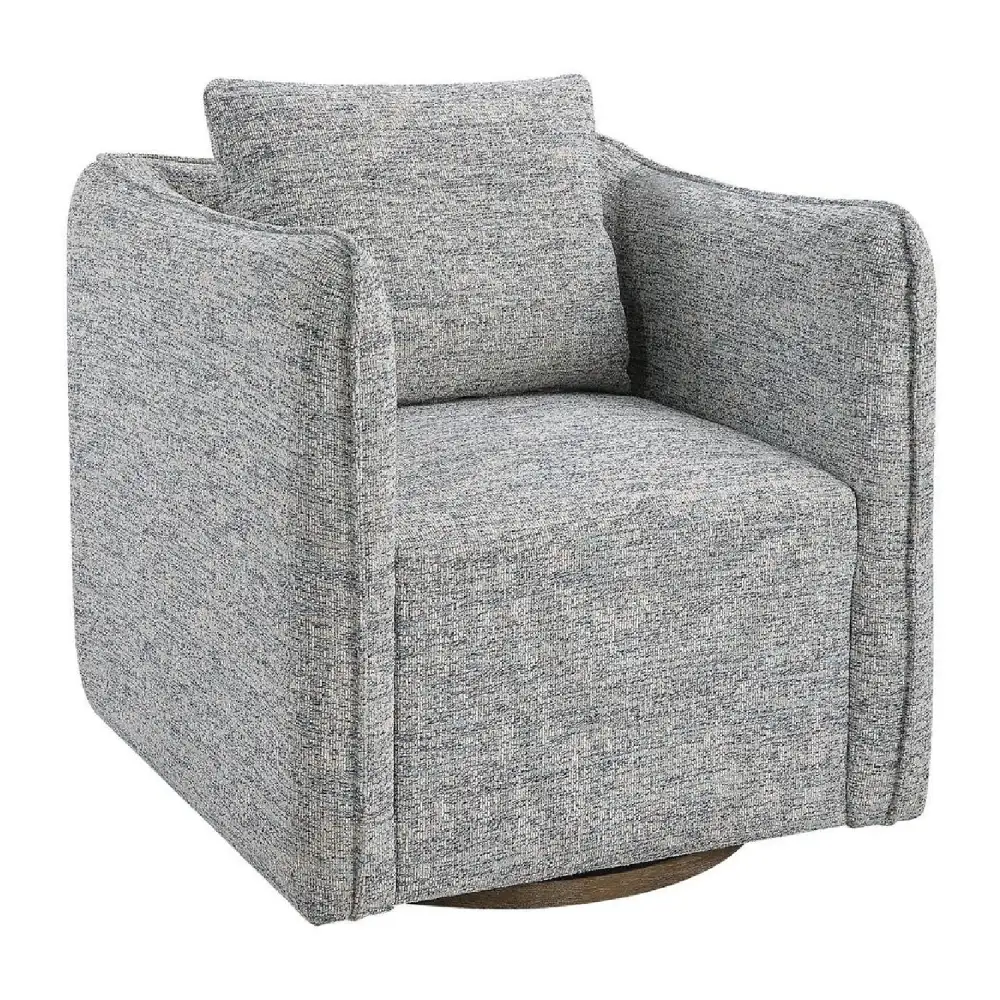 Flanged Edge Swivel Chair