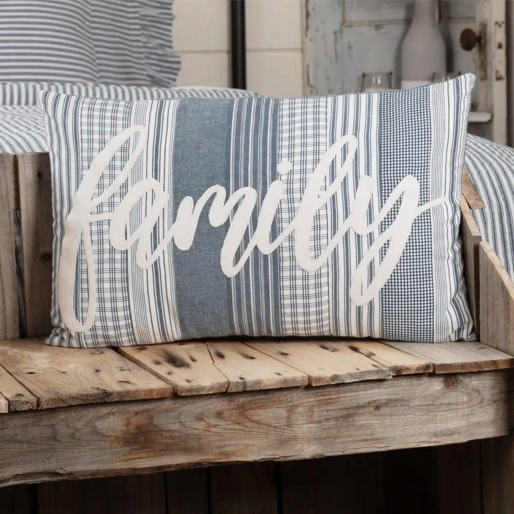 Cozy Applique Decorative Accent Pillow