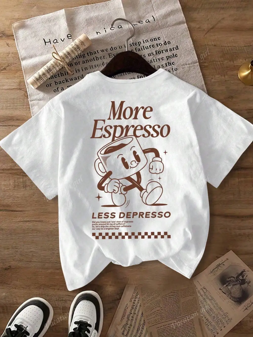 Women Coffee Relaxed Fit T-Shirt