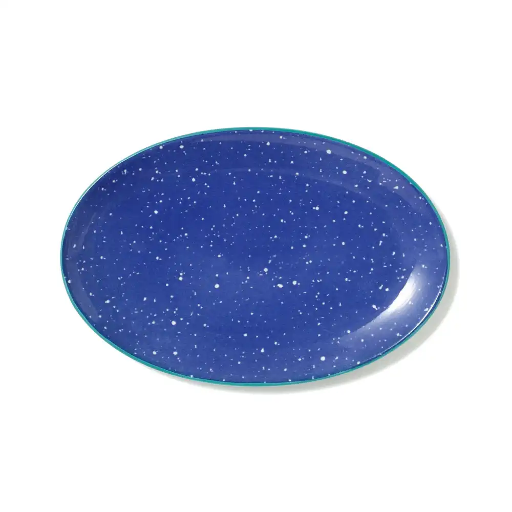 Oval Plate Splatter