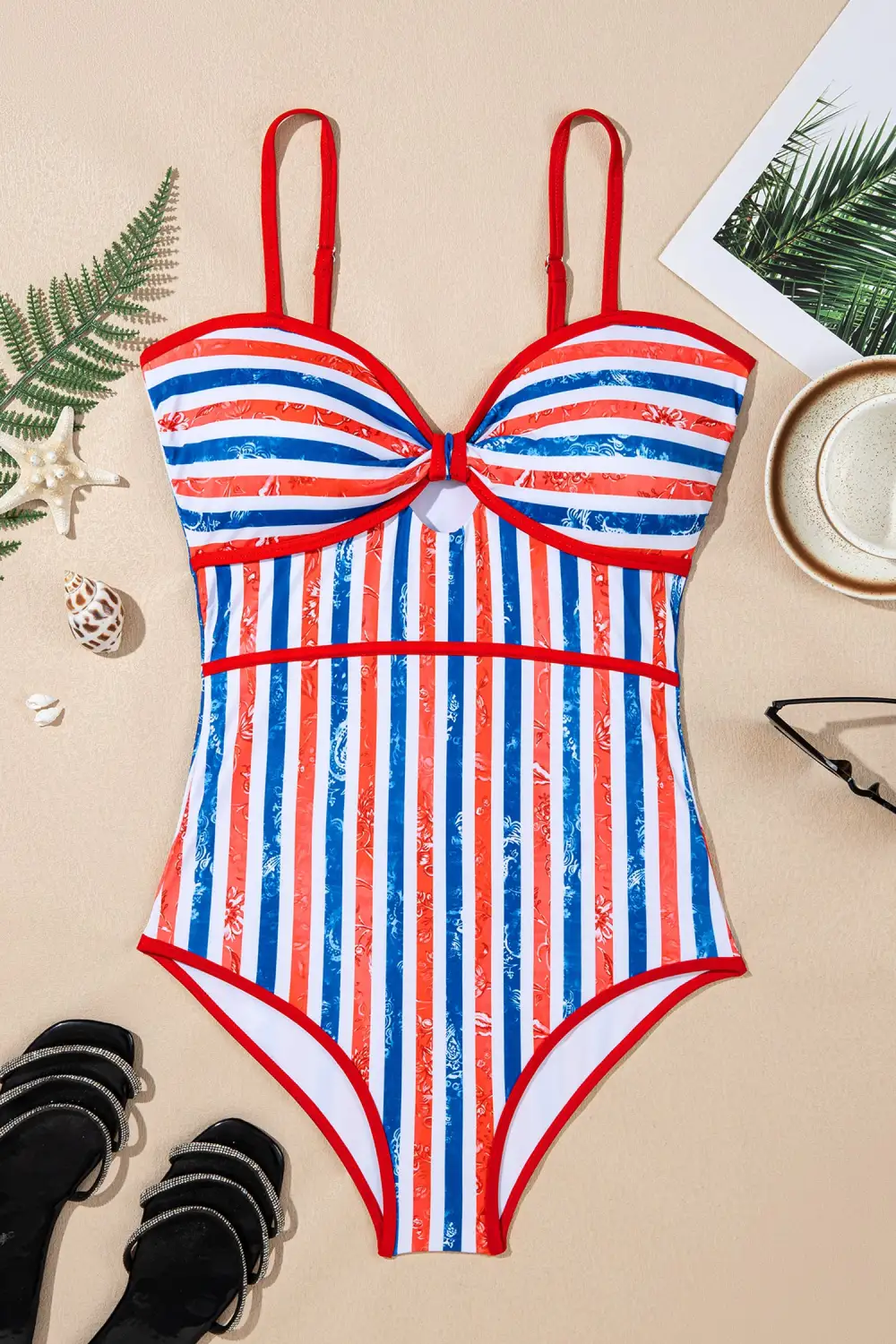 Stripes Star One Piece Swimsuit