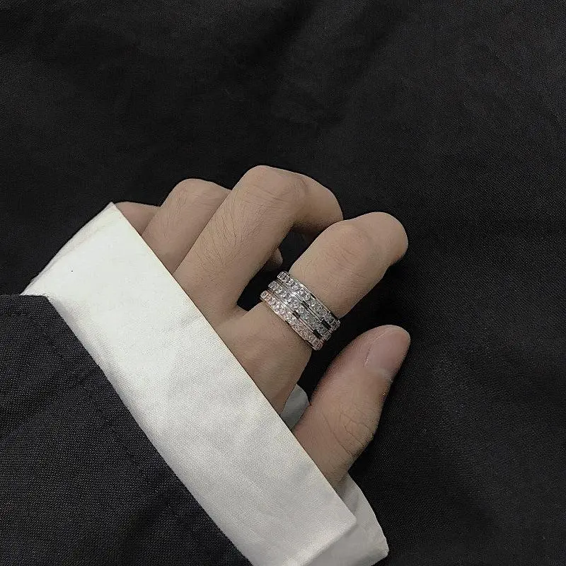 Slim Titanium Steel Ring