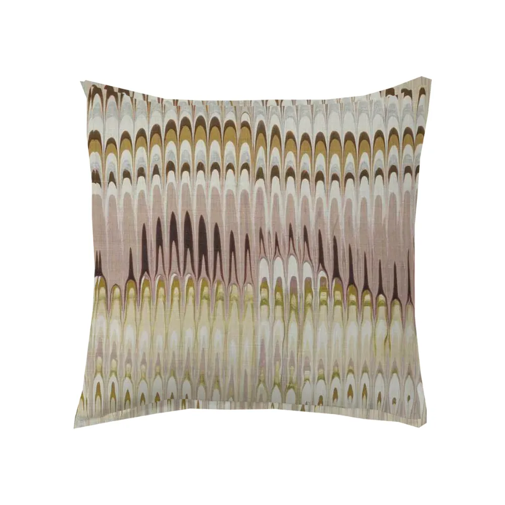Modern Montage Butterfly-Flange Throw Pillow