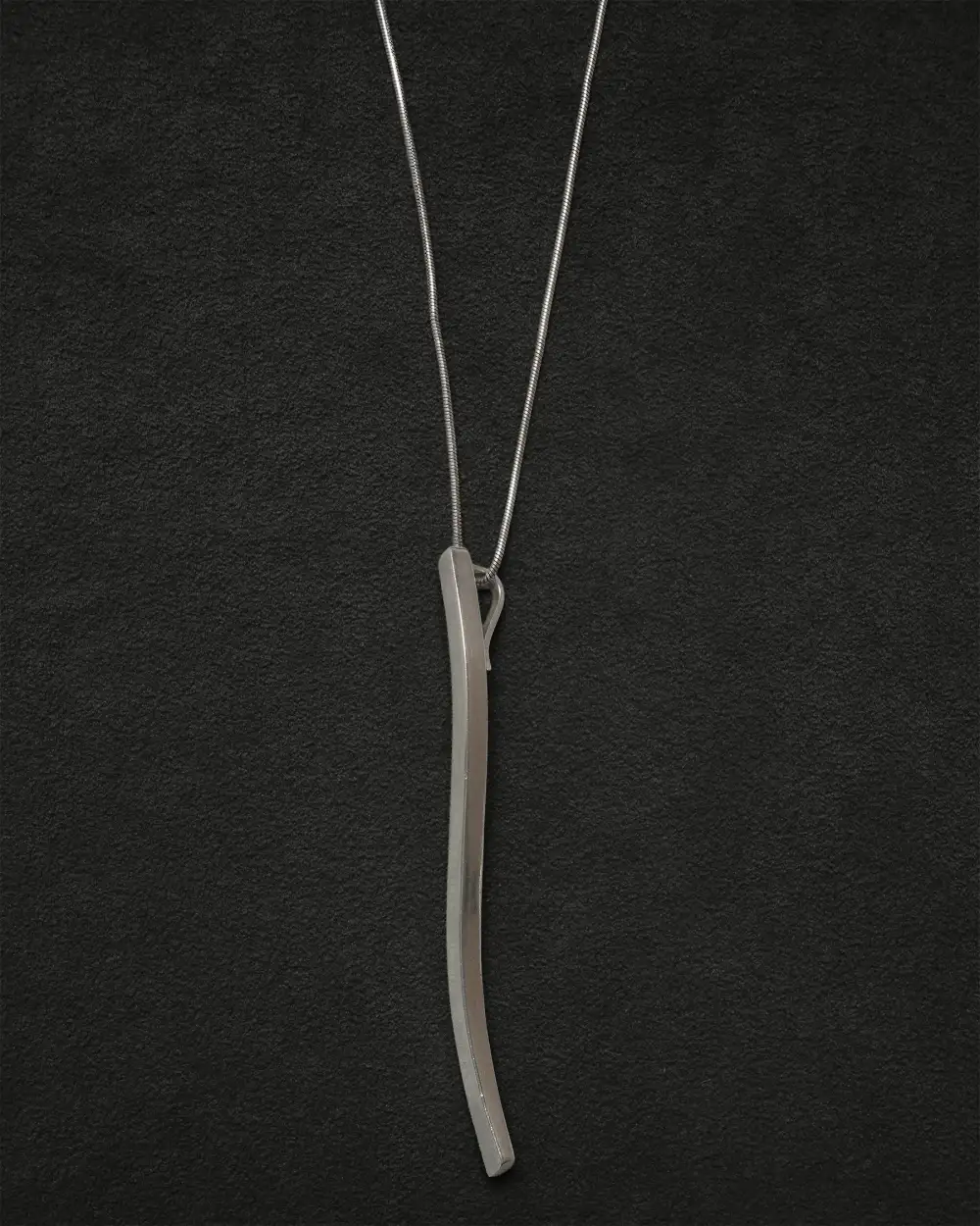 Snake-Chain Snake Chain Necklace with Charm