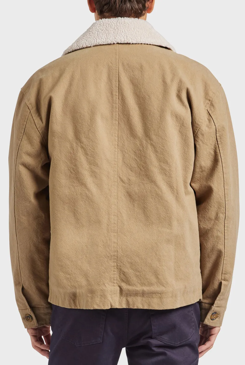 Sherpa Collar Corduroy Casual Work Jacket