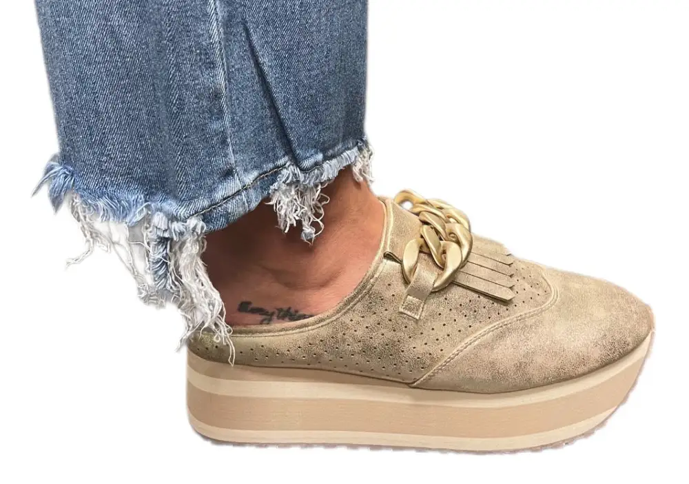 Platform Suede Loafers